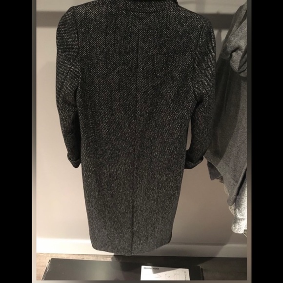 Zara long men’s inspired long wool coat - Picture 3 of 3